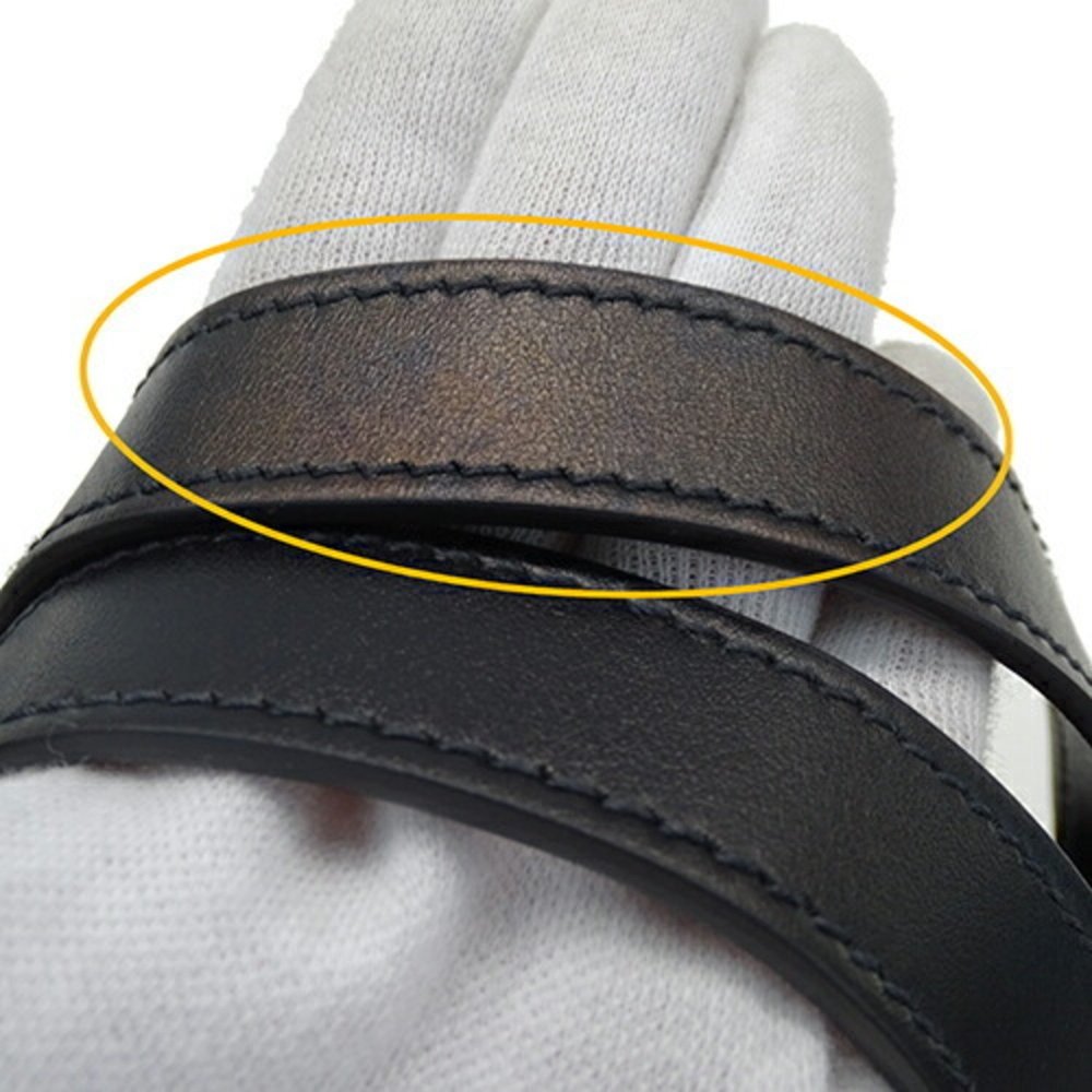 Prada PRADA Bag Women's Tote Shoulder 2way Denim Leather Navy Black 1BG244 - Picture 8 of 13